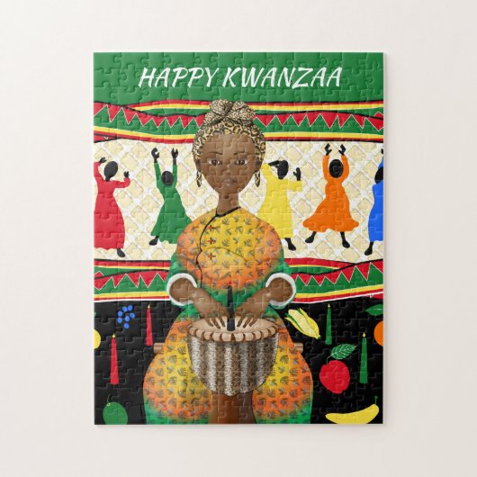 Kwanzaa American Holiday Puzzle (Vertikal)