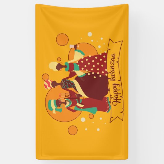 Kwanzaa-Ansammlung Banner (Vertikal)