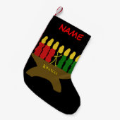 Kwanzaa Art Christmas Strumpf Kleiner Weihnachtsstrumpf (Vorderansicht (hängend))