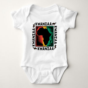 Kwanzaa Baby Strampler