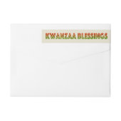 Kwanzaa Blessings | RÜCKSENDEADRESSE (Rückseite)