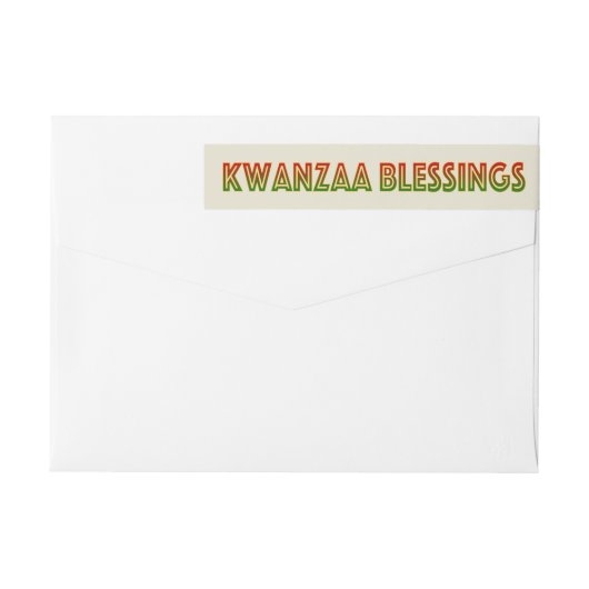 Kwanzaa Blessings | RÜCKSENDEADRESSE (Rückseite)