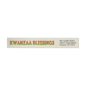 Kwanzaa Blessings | RÜCKSENDEADRESSE (Person)