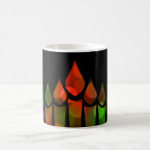 Kwanzaa Bokeh Kinara Kaffeetasse (Mittel)