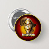 Kwanzaa Button (Vorne & Hinten)