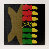 Kwanzaa Candle Design Puzzle (Horizontal)