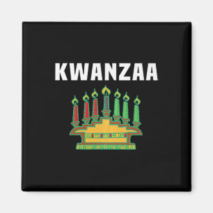 Kwanzaa Candle Holder Pocket Wear Kinara Pan Afric Magnet