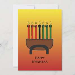 Kwanzaa Candles Feiertagskarte