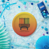 Kwanzaa Candles Paper Plate Pappteller (Party)