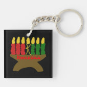 Kwanzaa Candles Schlüsselanhänger (Rückseite)