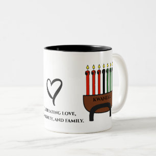 Kwanzaa Candles Tasse