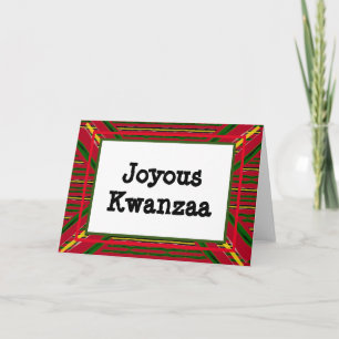 Kwanzaa Card - Joyous #12 Feiertagskarte