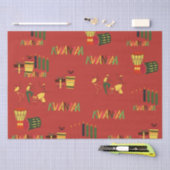 Kwanzaa Celebration Black History Wrapping Paper Seidenpapier (Handwerk)