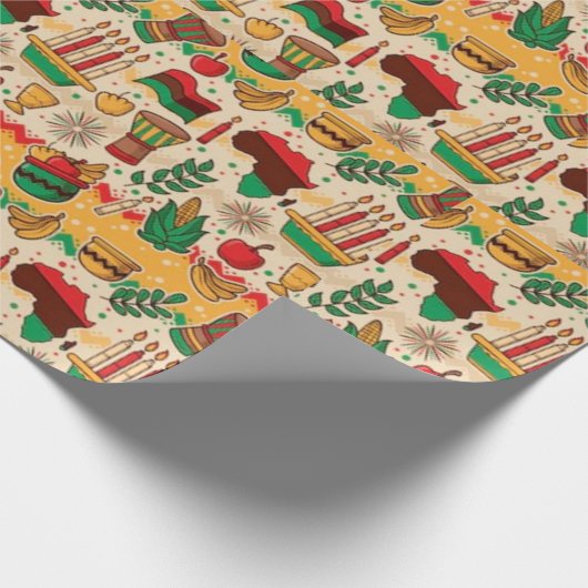 Kwanzaa Celebration Geschenkpapier (Ecke)