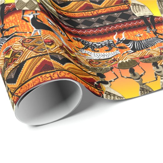 Kwanzaa Celebration Geschenkpapier (Rolleneckpunkt)