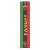 Kwanzaa Celebration Pan-African Vertical Stripes Kurzer Tischläufer (Vorderseite)