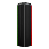 Kwanzaa Celebration Pan-African Vertical Stripes Thermosbecher (Rückseite)