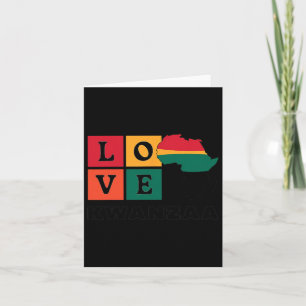 Kwanzaa Christmas Liebe Kwanzaa Karte