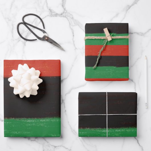 Kwanzaa Colors Geschenkpapier Set (Vorderseite)