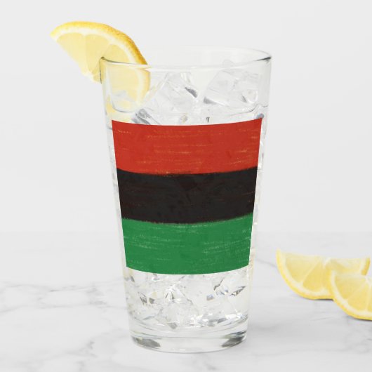 Kwanzaa Colors Glas (Vorderseite Ice)