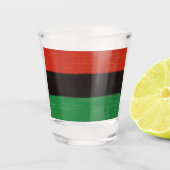 Kwanzaa Colors Schnapsglas (Vorderseite)