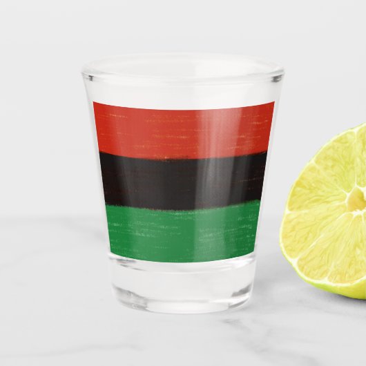 Kwanzaa Colors Schnapsglas (Vorderseite)