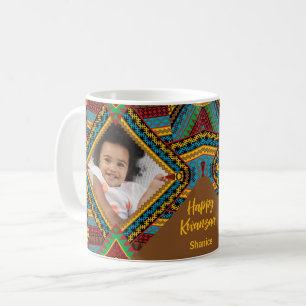 Kwanzaa Custom Brihell Colored Diamond Patter Kaffeetasse