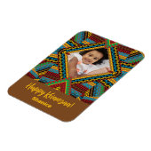 Kwanzaa Custom Brihell Colored Diamond Patter Magnet (Linke Seite)