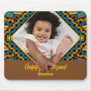 Kwanzaa Custom Brihell Colored Diamond Patter Mousepad