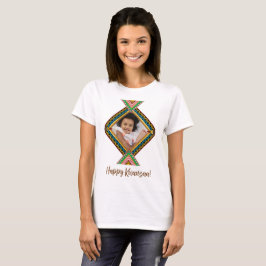 Kwanzaa Custom Brihell Colored Diamond Patter T-Shirt