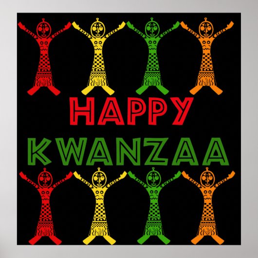 Kwanzaa Dancers Poster (Vorne)