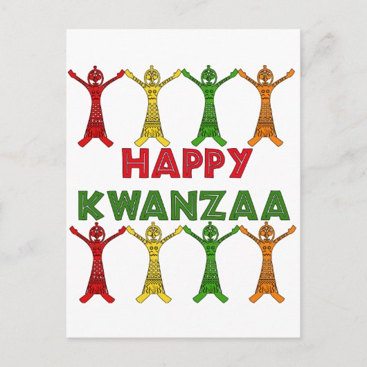 Kwanzaa Dancers Postkarte (Vorderseite)
