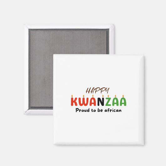 Kwanzaa Day Magnet (Vorderseite/Rückseite)