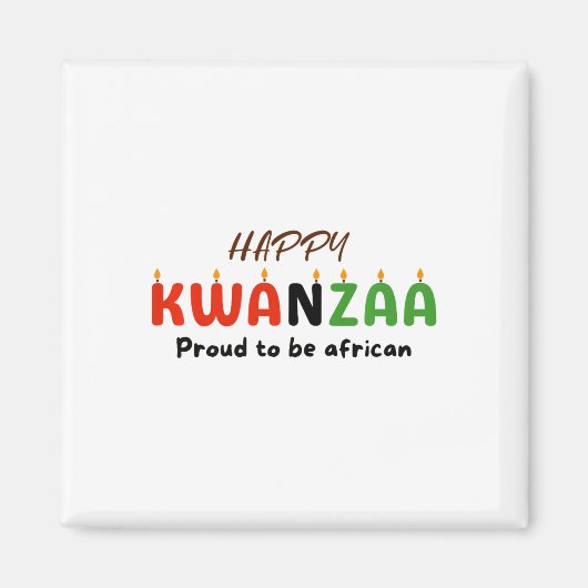 Kwanzaa Day Magnet (Vorne)