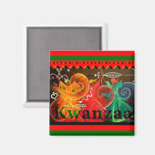 Kwanzaa - Designs Magnet (Vorderseite/Rückseite)