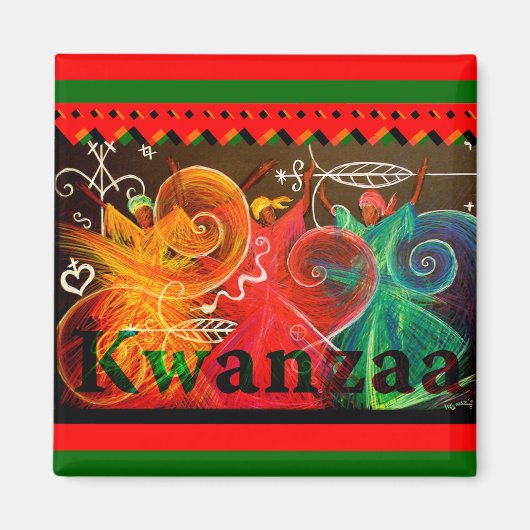 Kwanzaa - Designs Magnet (Vorne)