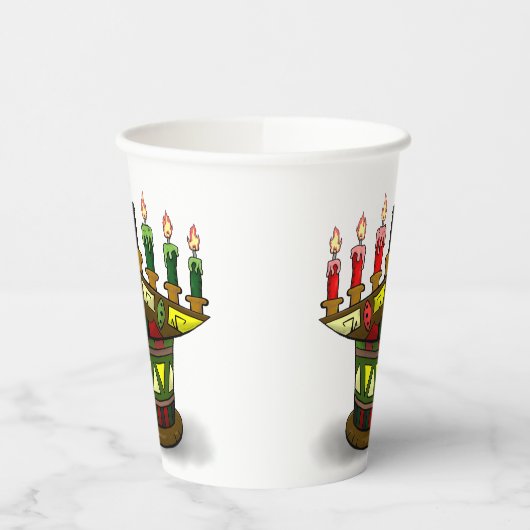 Kwanzaa erste Früchte Pappbecher (Links)