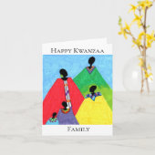 Kwanzaa Family Grußkarte Karte (Gelbe Blume)