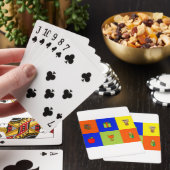 Kwanzaa-Farbblock Spielkarten (In Situ)