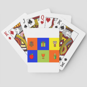 Kwanzaa-Farbblock Spielkarten