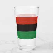 Kwanzaa-Farben Glas (Rückseite)