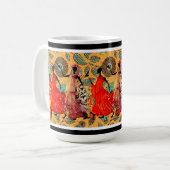 Kwanzaa-Feier • Afrozentrischer Tanz Kaffeetasse (Vorderseite Links)