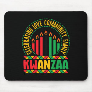 Kwanzaa - Feiern der Liebe Community & amp; Famili Mousepad