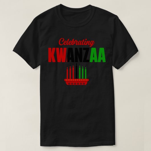 Kwanzaa feiern T-Shirt (Design vorne)