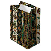 Kwanzaa-Feiertags-Eleganz Mittlere Geschenktüte (Vorderseite Schrägansicht)