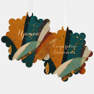 Kwanzaa-Feiertags-Eleganz  Ornament Karte