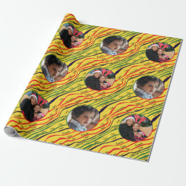 Kwanzaa-Feiertags-Foto personalisiert Geschenkpapier