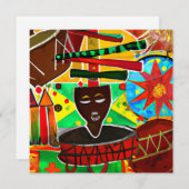 Kwanzaa Feiertagskarte (Vorne/Hinten)