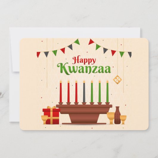 Kwanzaa Feiertagskarte (Vorderseite)