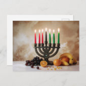 KWANZAA FEIERTAGSPOSTKARTE (Vorne/Hinten)